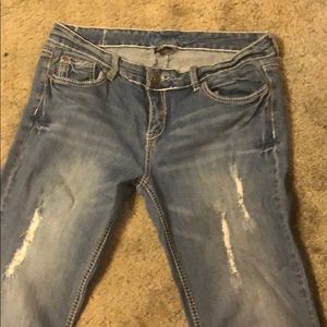 Ariya distresses flare jeans Size 13/14